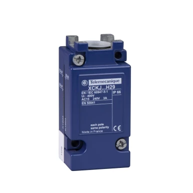 ZCKJ41H29 - Limit switch body, Limit switches XC Standard, ZCKJ, plug in, w/o display, 2C/O, snap action, M20 - Schneider Electric - Limit switch body, Limit switches XC Standard, ZCKJ, plug in, w/o display, 2C/O, snap action, M20 - Schneider Electric - 0