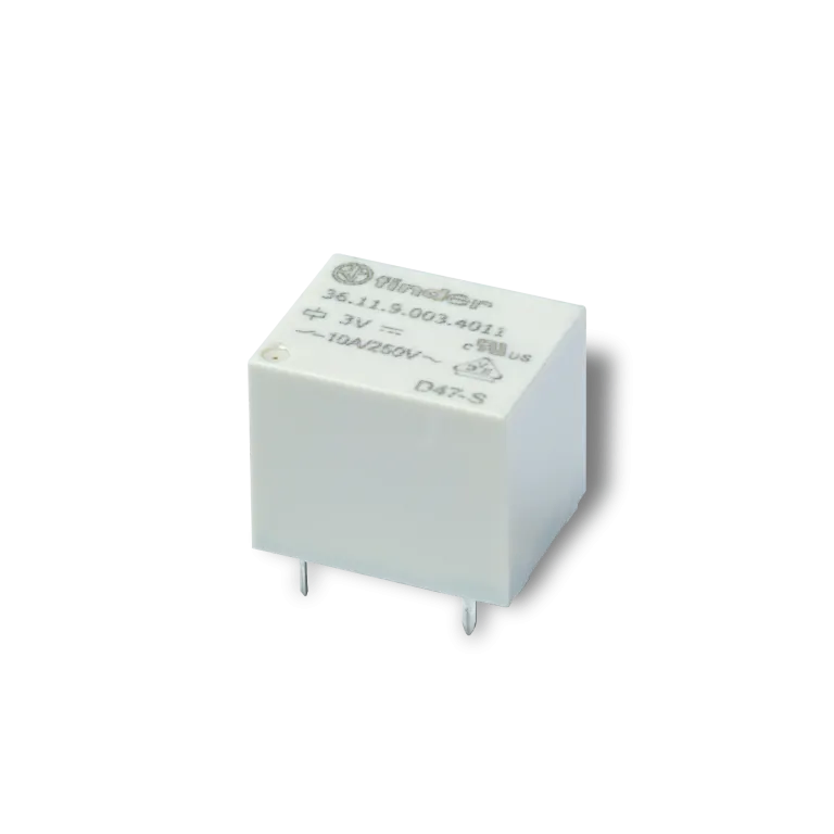 361190244011 - Miniature electromechanical relay; installation on a printed circuit board; format "Sugar Cube"; 1CO 10A; AGSNO2 contacts; Coil 24V DC; Waterproofing RTIII - Finder - Miniature electromechanical relay; installation on a printed circuit board; format "Sugar Cube"; 1CO 10A; AGSNO2 contacts; Coil 24V DC; Waterproofing RTIII - Finder - 0