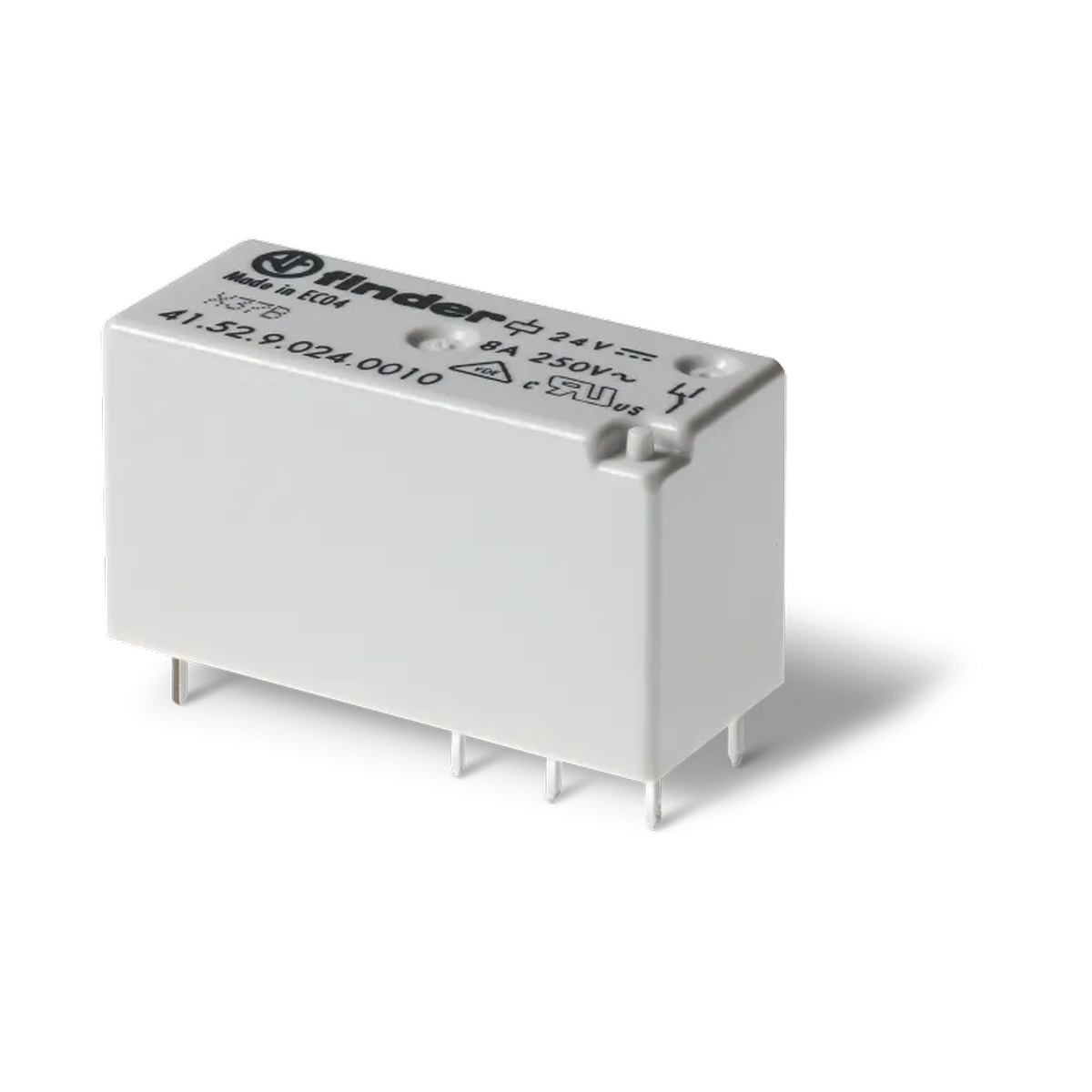 415260244016 - Low profile miniature electromechanical relay; installation on a printed circuit board; findings in increments of 5mm; 2CO 8A; AGSNO2 contacts; 2 bistable 24V DC coils; Degree of protection of RTII - Finder - Low profile miniature electromechanical relay; installation on a printed circuit board; findings in increments of 5mm; 2CO 8A; AGSNO2 contacts; 2 bistable 24V DC coils; Degree of protection of RTII - Finder - 0