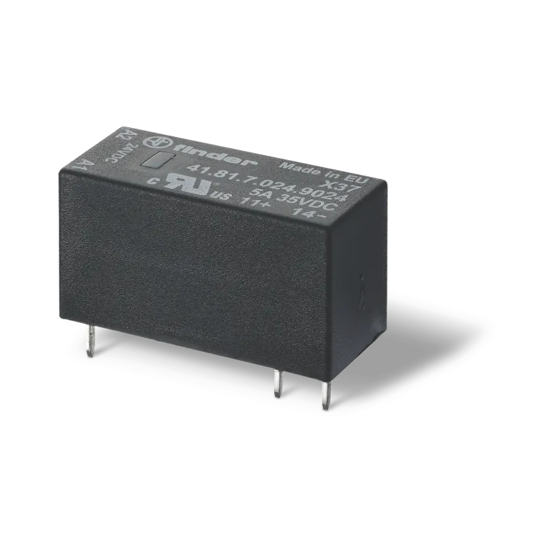 418170248240 - Low profile miniature solid-state relay; installation on a printed circuit board; findings in increments of 5mm; Output 3A (240V AC); input 24V DC; Waterproofing RTIII - Finder - Low profile miniature solid-state relay; installation on a printed circuit board; findings in increments of 5mm; Output 3A (240V AC); input 24V DC; Waterproofing RTIII - Finder - 0