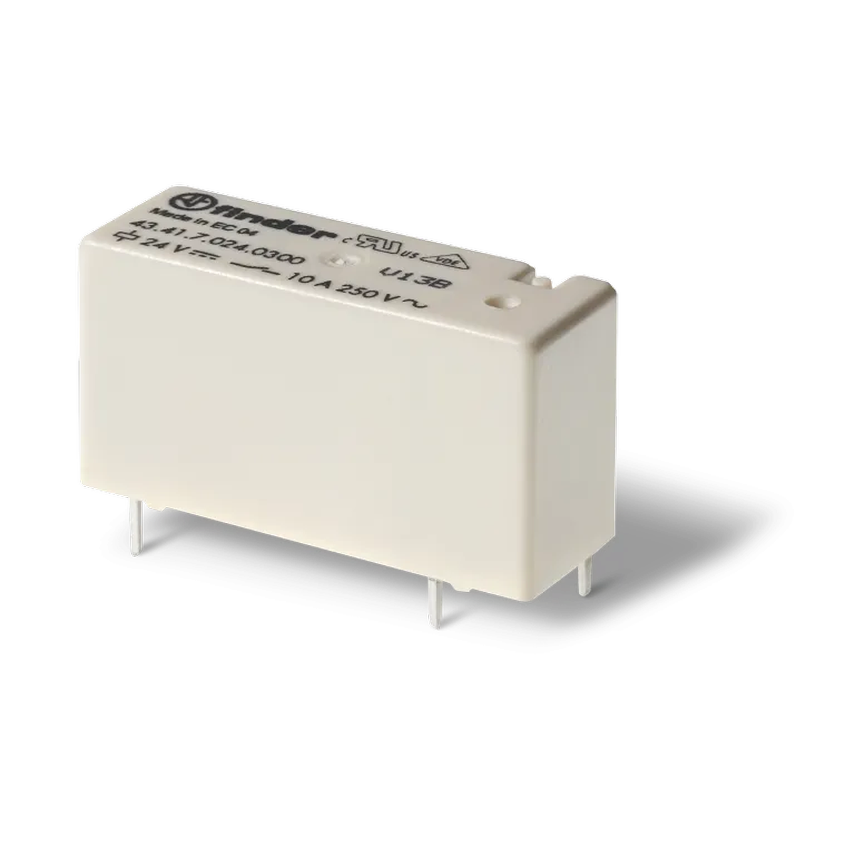 434170122300 - Low profile miniature electromechanical relay; installation on a printed circuit board; findings in increments of 5mm; 1NO 10A; AGCDO contacts; 12V DC coil (sensitivity); Degree of protection of RTII - Finder - Low profile miniature electromechanical relay; installation on a printed circuit board; findings in increments of 5mm; 1NO 10A; AGCDO contacts; 12V DC coil (sensitivity); Degree of protection of RTII - Finder - 0