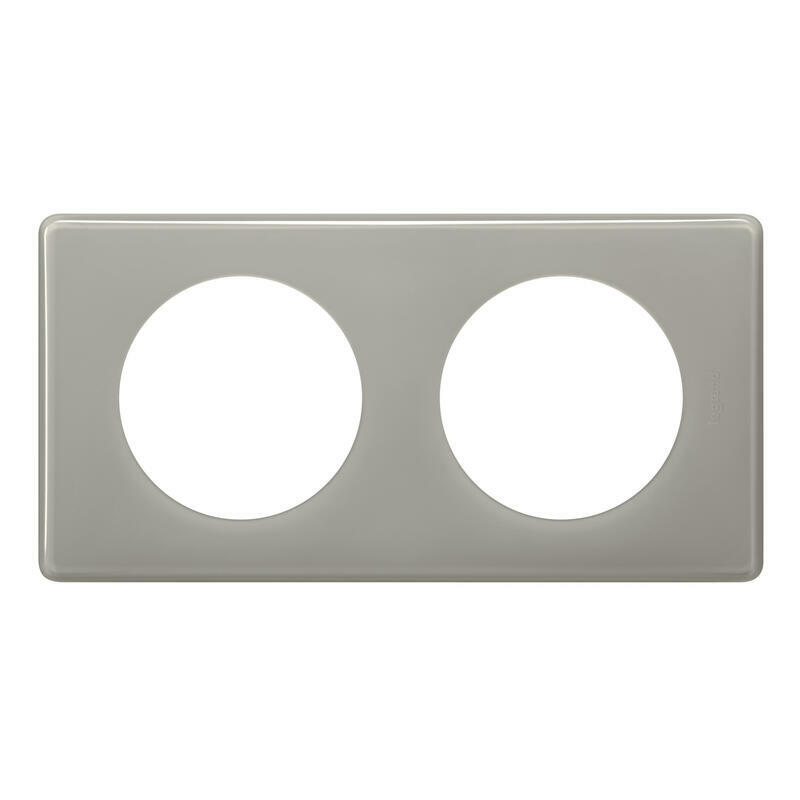 066602 - 2P PEARL GRAY PLATE - Legrand - 2P PEARL GRAY PLATE - Legrand - 0