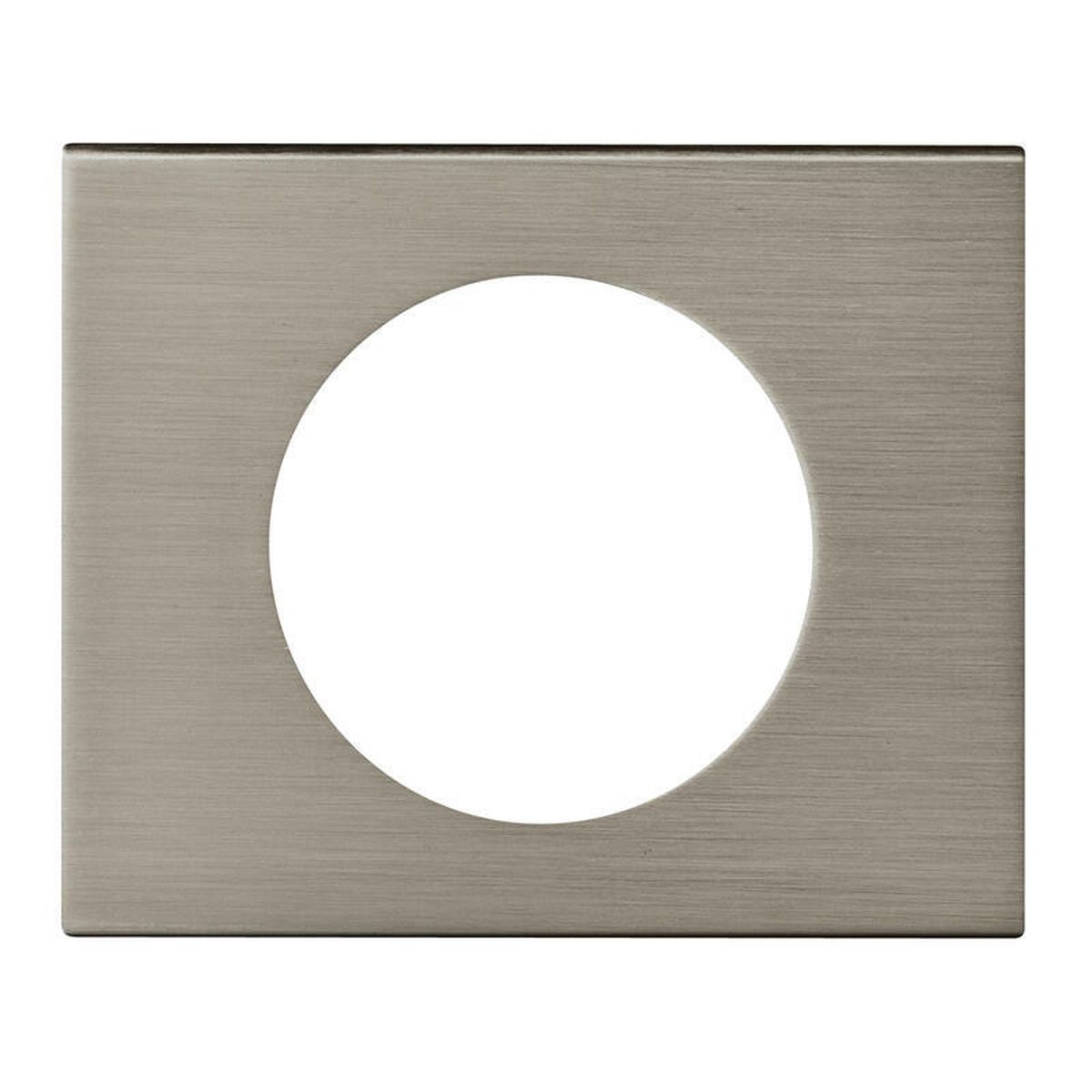 069101 - PLATE 1 GANG BRUSHED STAINLESS STEEL - Legrand - PLATE 1 GANG BRUSHED STAINLESS STEEL - Legrand - 0